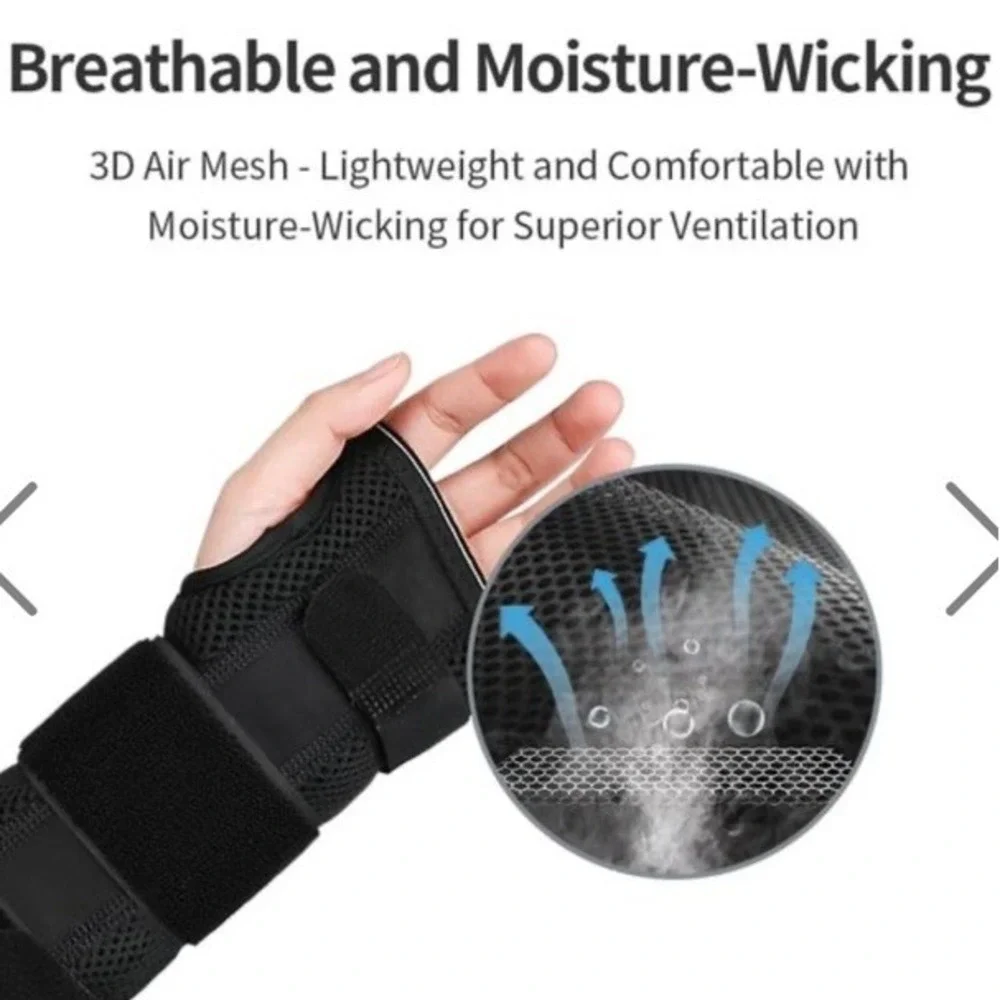 YAHA Adjustable Right Wrist Brace Splint Support Pain Relief Carpal‎ Tunnel S/M
